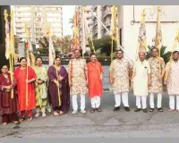 सूरत : मोहिनी एकादशी पर सूरत में निकली भव्य निशान पदयात्रा, बाबा श्याम को अर्पित किए ध्वज