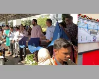 वडोदरा रेलवे स्टेशन पर डिजिटल एक्सेस बोर्ड एवं बैटरी ऑपरेटेड कार्ट सेवा का सांसद डॉ. हेमांग जोशी द्वारा उद्घाटन
