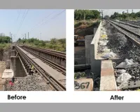 वडोदरा : वरनामा – इटोला खंड पर ब्रिज के स्टील गर्डरों को पीएससी स्लैब से प्रतिस्थापित करने का कार्य सफलतापूर्वक सम्पन्न
