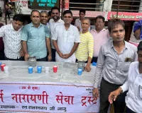सूरत : पर्वत पाटिया में 10 हजार गिलास छाछ का वितरण, गौ सम्मान अभियान के तहत कराया गया हस्ताक्षर अभियान