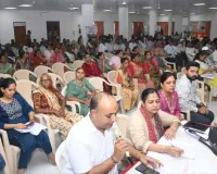 राजकोट : राजकोट के त्रिमंदिर में मनाया गया ‘पीएम किसान उत्सव दिवस’