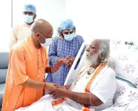 मुख्यमंत्री ने महंत नृत्य गोपाल दास का अस्पताल में हाल चाल जाना