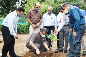 गुजरात  :  आणंद कृषि विश्वविद्यालय के कुलपति ने हर मेड़ पर पेड़  की आवश्यकता समझाई