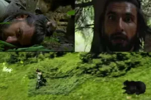 वीडियो : जब जंगल में मंगल कर रहे रणवीर के पीछे पड़ा एक भालू