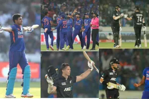 क्रिकेट : भारत ने रोमांचक मुकाबले में न्यूजीलैंड को 12 रनों से हराया, ब्रैसवेल के शतक पर भारी पड़ा गिल का दोहरा शतक