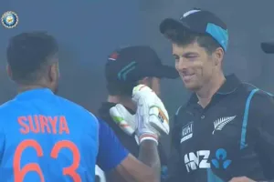 क्रिकेट : रोमांचक मुकाबले में भारत ने न्यूजीलैंड को हराया, तीन मैचों की सीरीज १-१ की बराबरी पर पहुंची