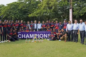 सूरत : AM/NS India टी-20 क्रिकेट टूर्नामेंट में टीम हजीरा ने जीत हासिल की