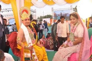 श्रीराम मंदिर प्राण प्रतिष्ठा महोत्सव की स्मृति में सूरत में 84 जोड़ों का ‘रामायण थीम’ पर सामूहिक विवाह महोत्सव का हुआ आयोजन