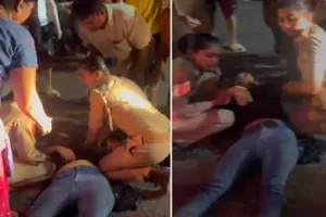 सूरत: महिला पुलिस ने सड़क पर बेहोश पड़ी लड़की को CPR देकर बचाई जान