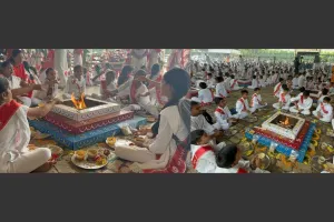 वडोदरा : बीएपीएस के 15,666 बच्चों ने 315 संस्कृत श्लोक सुनाकर रचा इतिहास