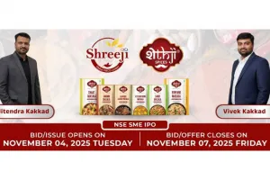 श्रीजी ग्लोबल एफएमसीजी लिमिटेड कंपनी ने Rs 85 करोड़ के IPO की घोषणा की, 7 नवंबर तक चलेगी बीड