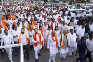 वडोदरा के सयाजीगंज में 'सरदार @ 150: एकता मार्च' का भव्य आयोजन