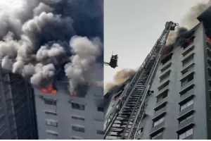 सूरत : राज टेक्सटाइल मार्केट में भीषण आग, करोड़ों का कपड़ा जलकर खाक