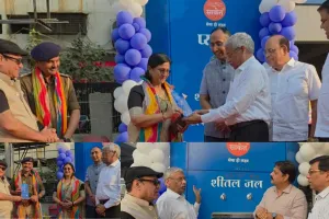 सूरत : सूरत टेक्सटाइल मार्केट में अनोखे ‘प्याऊ’ का उद्घाटन, विधायक संगीता पाटिल ने किया शुभारंभ