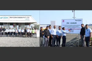 सूरत : PM-KUSUM योजना के तहत DGVCL का पहला सोलर पावर प्रोजेक्ट RAYZON GREEN द्वारा सफलतापूर्वक कार्यरत