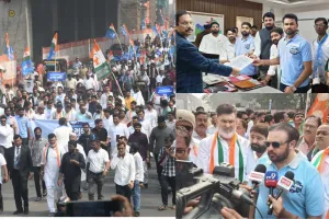 सूरत : नशा और शराब मुक्त गुजरात के संकल्प के साथ NSUI–यूथ कांग्रेस की सूरत में जागरूकता रैली