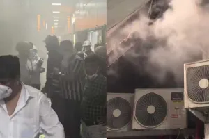 सूरत : मिलेनियम-2 मार्केट में लगी आग, बड़ा हादसा टला