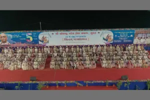 सूरत : श्री सौराष्ट्र पटेल सेवा समाज सूरत का 67वां सामूहिक विवाह समारोह सम्पन्न, 71 जोड़े बने जीवनसाथी