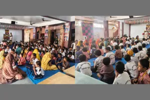 सूरत : वेलेंटाइन डे पर श्री कृष्णाराज विद्यालय में मनाया गया मातृ-पितृ पूजन दिवस