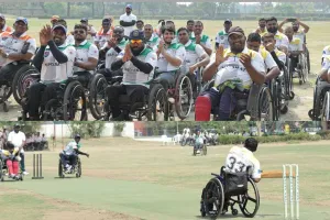 सूरत : मानस नेशनल व्हीलचेयर T20 क्रिकेट टूर्नामेंट 2026 का आगाज़