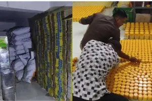 सूरत : नकली घी का बड़ा रैकेट बेनकाब, पुलिस ने 4.94 लाख रुपये का माल किया जब्त