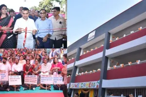 सूरत : पिपलोद में 3.40 करोड़ की लागत से बने नगर प्राइमरी स्कूल की नई इमारत का उद्घाटन