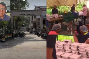 सूरत : गैस संकट के बीच टेक्सटाइल इंडस्ट्री की पहल, मजदूरों का पलायन रोकने के लिए 24 घंटे भोजन व्यवस्था