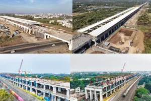 सूरत : बुलेट ट्रेन स्टेशन का स्ट्रक्चरल काम पूरा, फिनिशिंग और ट्रैक कार्य जारी