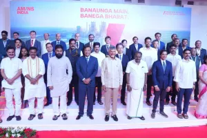 आर्सेलरमित्तल निप्पॉन स्टील इंडिया ने आंध्र प्रदेश में ग्रीनफील्ड स्टील प्लांट के लिए शिलान्यास किया