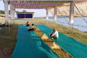 सूरत : बिहार विकास मंडल द्वारा चैत्री सूर्य छठ पूजा का आगाज, अस्ताचलगामी सूर्य को अर्घ्य आज