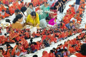 सूरत : सिटीलाइट में मां वैष्णो द्वार मंदिर द्वारा भव्य सामूहिक कन्या पूजन आयोजित