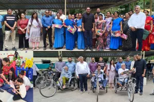 सूरत : सेवा के जरिए मनाया जन्मदिन,  जिग्नेश पाटिल ने मरीजों और दिव्यांगों को बांटी मदद सामग्री