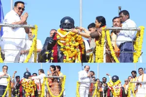 सूरत : आंबेडकर जयंती पर भाजपा का पुष्पांजलि कार्यक्रम, केंद्रीय मंत्री सी.आर. पाटिल रहे मौजूद