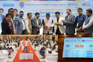 सूरत : एआई-संचालित ‘स्पीड बिजनेस नेटवर्किंग कॉन्क्लेव’, 10 करोड़ से अधिक व्यापार की संभावनाएं