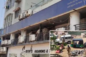 सूरत : वराछा के SBI में  दिनदहाड़े सनसनीखेज लूट, बंदूक की नोक पर 50 लाख ले उड़े 5 लुटेरे