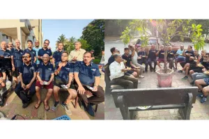 सूरत : न्यू सिविल हॉस्पिटल मॉर्निंग क्लब ने मनाया पश्चिम बंगाल जीत का जश्न