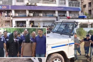 सूरत : एसबीआई बैंक लूट केस में मुख्य आरोपी का ‘हाफ एनकाउंटर’, पुलिस पर फायरिंग के बाद पैर में लगी गोली