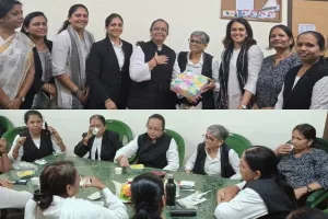 सूरत : महिला वकीलों ने सीनियर एडवोकेट मीनाबेन जगताप का किया सम्मान