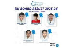 सूरत : माउंट लिटेरा ज़ी स्कूल, CBSE कक्षा 12 बोर्ड परीक्षा परिणाम 