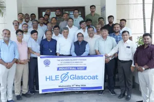 सूरत : चैंबर ने कराया HLE ग्लासकोट लिमिटेड का औद्योगिक भ्रमण