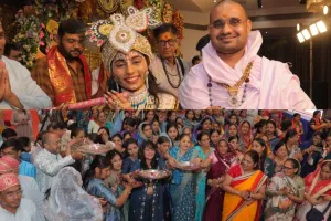 सूरत : श्रीमद्भागवत कथा के पांचवें दिन कृष्ण बाल लीलाओं का भाव पूर्ण वर्णन
