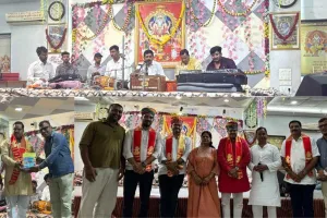 सूरत : श्री विश्वकर्मा भगवान के नाम भजन संध्या का आयोजन, नव निर्वाचित पार्षदों का हुआ सम्मान