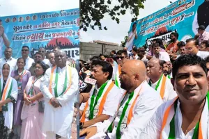 सूरत : नासिर नगर डिमोलिशन मामले पर सियासत तेज, कांग्रेस का धरना-प्रदर्शन; हाई-लेवल जांच की मांग
