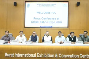 सूरत : एसजीसीसीआई द्वारा 26 से 28 जून तक होगा ‘ग्लोबल फैब्रिक एक्सपो-2026’
