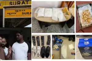 सूरत रेलवे स्टेशन पर डीआरआई की बड़ी कार्रवाई: तेजस राजधानी एक्सप्रेस से 2 किलो कोकीन बरामद, यात्री गिरफ्तार