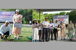 सूरत : विश्व पर्यावरण दिवस पर एनटीपीसी झनोर में हुआ वृक्षारोपण, पर्यावरण संरक्षण का लिया संकल्प