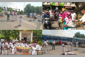 वडोदरा मंडल में अंतर्राष्ट्रीय समपार जागरूकता दिवस पर रोड यूजर्स को किया गया जागरूक