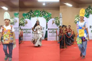सूरत : नंदूबा इंग्लिश एकेडमी के बच्चों ने 5R थीम पर पेश किया अनोखा फैशन शो