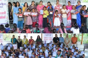सूरत : एनटीपीसी कवास की सीएसआर पहल, सरकारी स्कूलों के 1200 विद्यार्थियों को यूनिफॉर्म और जूते वितरित