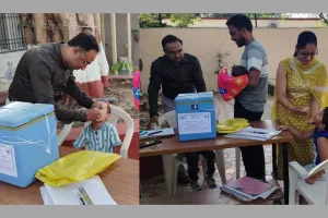 वडोदरा मंडल द्वारा प्रतापनगर रेलवे कॉलोनी में पल्स पोलियो टीकाकरण अभियान सफलतापूर्वक आयोजित
